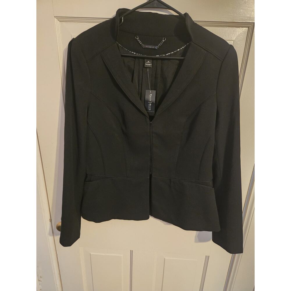White House Black Market Blazer Women's Size 14 NWT Workwear Hook Closure